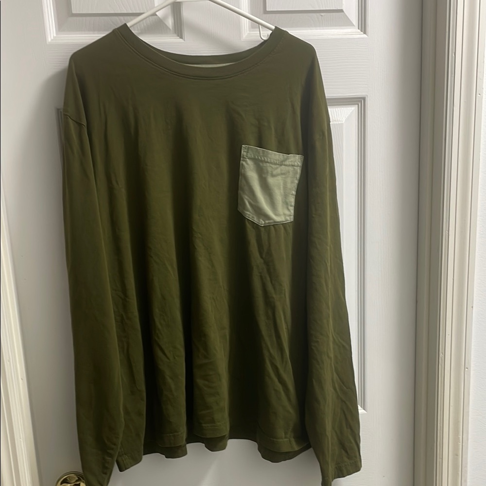 Original Use Olive Green Crewneck Shirt